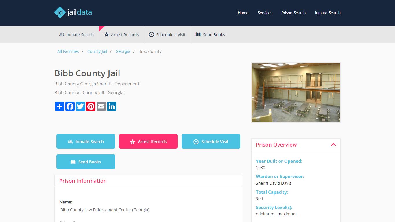 Bibb County Jail in Georgia: Inmate Search, Mugshots, Visitation